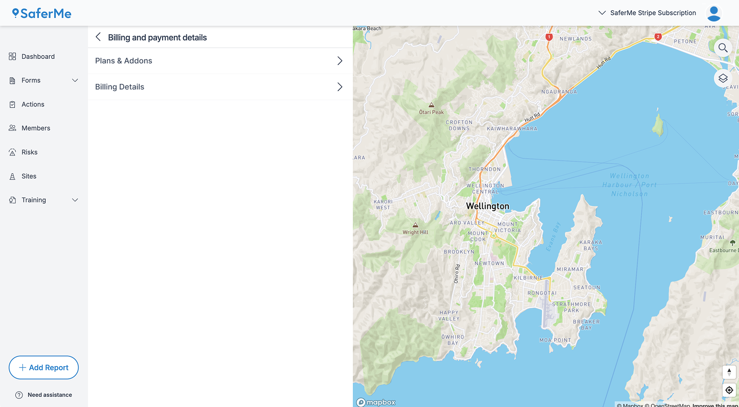 Stripe Subscription SaferMe Plans & Addons + Billing Details.png
