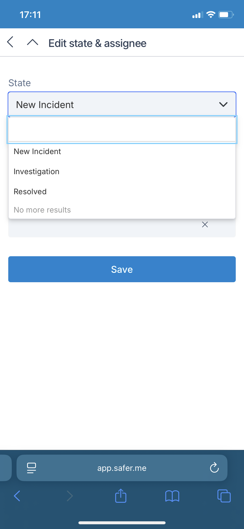 State Change on Mobile