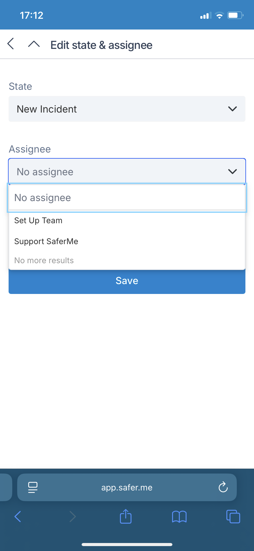 Assignee Change on Mobile