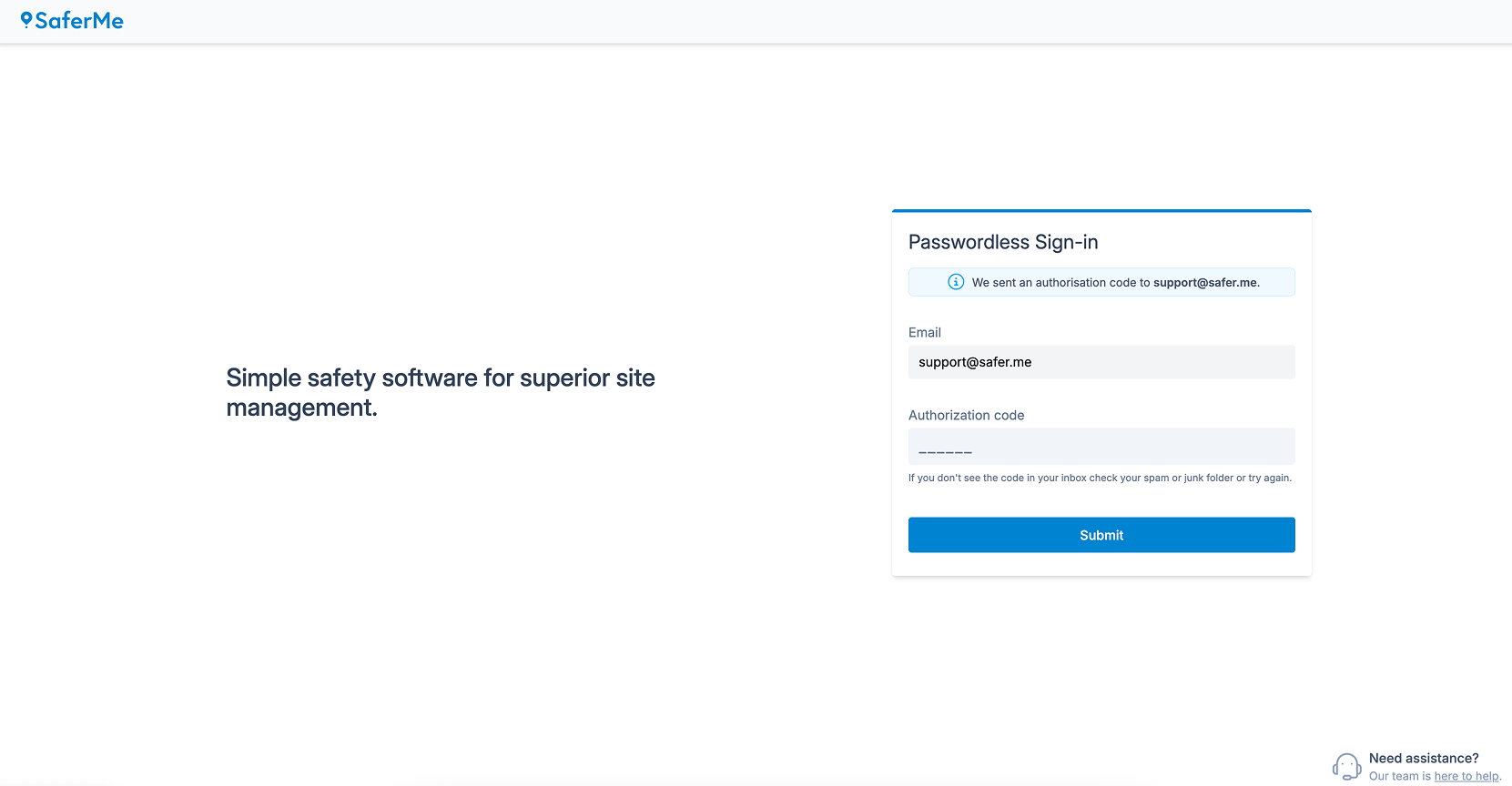 Passwordless Login Send Code.png